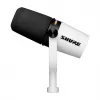 Shure MV7+-W - tribīnes/balss mikrofons ar XLR/USB-C savienotāju, balts