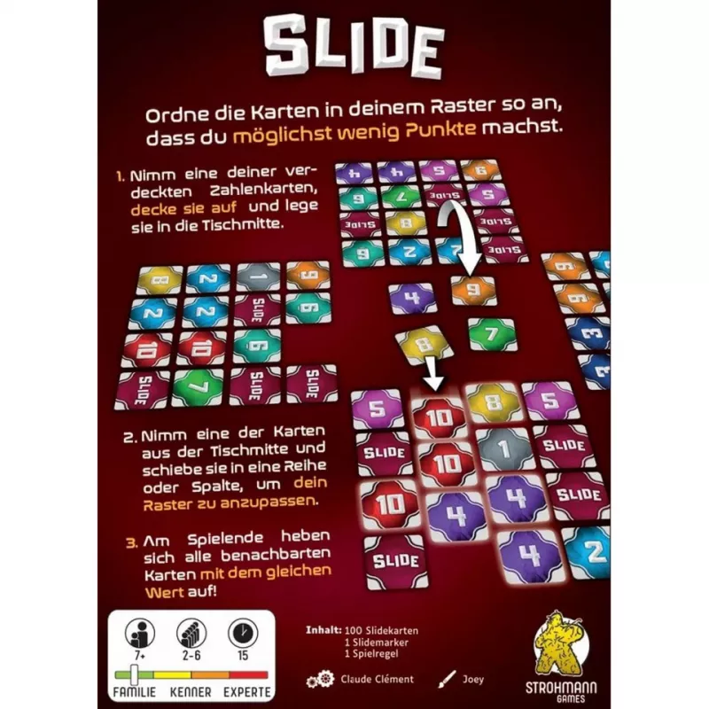 Slide, Kāršu spēle