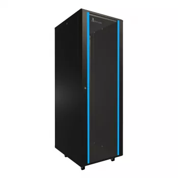 Brīvi stāvošs tīkla skapis Extralink Rackmount 37U 600x800 Melns