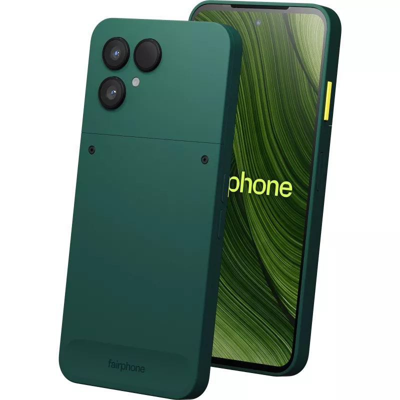Fairphone (Gen 6) 16 cm (6.31 inch) Dual SIM Android 15 5G USB Type-C 8 GB 256 GB 4415 mAh Zaļš