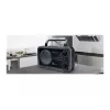 Muse M-06DS 2-joslu pārnēsājamais radio, AUX ieeja, pelēks