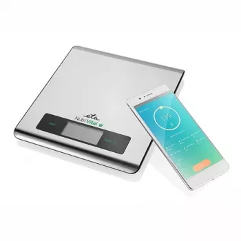 Virtuves elektroniskie svari ETA Nutri Vital Metālisks Taisnstūris — 5 kg, 1 g precizitāte, LCD
