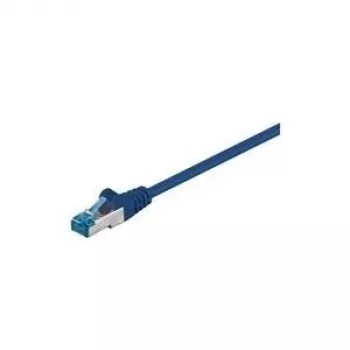 Wentronic Goobay CAT 6a Patch Kabelis, S/FTP (PiMF), Zils, 30 m - LSZH Halogēns-Brīvs, Varš (94911)