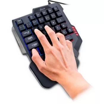 Tastatūra Inter-Tech KB-3035 Gaming USB QWERTY Melna