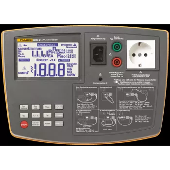 Fluke 6200-2 instalāciju testeris EN61557-1 1997, EN61557-2 1997, EN61557-4 (4325034)