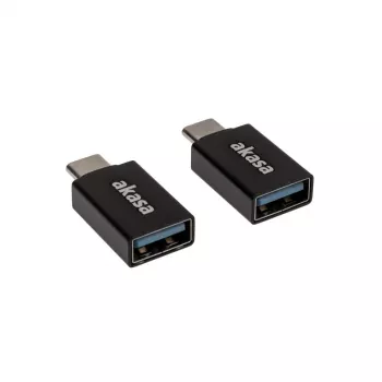 Dzimuma pārveidotājs USB Type-C uz USB Type-A Akasa AK-CBUB62-KT02 (2 gab.)