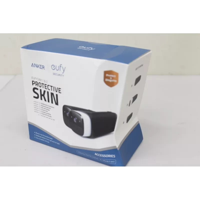 Silikona aizsargpārvalku komplekts Anker Eufy 2 Melns EufyCam un EufyCam 2 kamerām