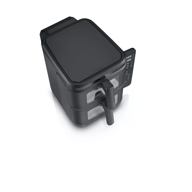 Fritieris SEVERIN FR 2468 S-Fry Duo Stack 2-in-1, dubultā groza dizains