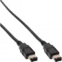 InLine FireWire 400 1394 kabelis 6-pin vīrieša/vīrietis 1m