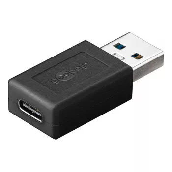 Goobay 45400 USB 3.2 1. paaudzes adapteris USB-A spraudnis uz USB-C ligzdu