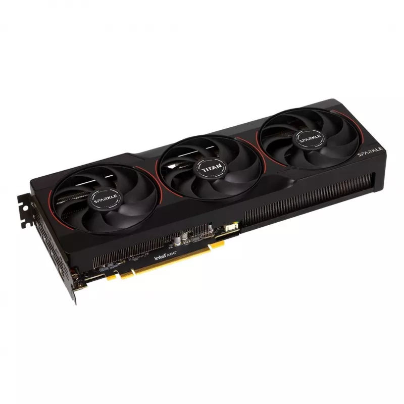 Grafikas karte Sparkle Arc B580 TITAN Nox OC 12GB GDDR6, 192-bit, 2740 MHz, PCIe 4.0 x8, 3xDP2.1+1xHDMI2.1, 200W