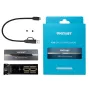Ārējais NVMe M.2 PCIe SSD korpuss PATRIOT PV810UPNGM — USB-C 3.2 Gen 2, atbalsta 2230/2242/2260/2280, līdz 8 TB, alumīnijs, pelēks