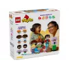 Būvējams komplekts LEGO DUPLO 10423 cilvēku figūru komplekts, 71 gab., vecumam 3+, figūras augstums 260 mm