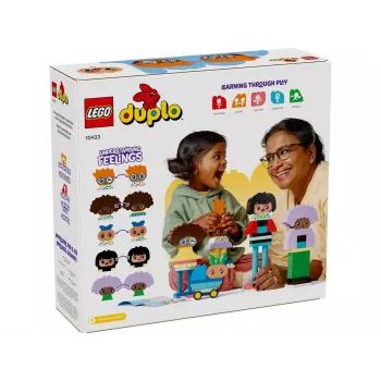Būvējams komplekts LEGO DUPLO 10423 cilvēku figūru komplekts, 71 gab., vecumam 3+, figūras augstums 260 mm