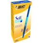 BIC lodīšu pildspalvas SOFTFEEL CLIC 0.32 mm, zila, Kaste 12 gab. 914346