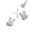 Atslēgu piekariņš TROIKA KR10-20/MA — kompakts metāla atslēgu gredzens ar izturīgu dizainu