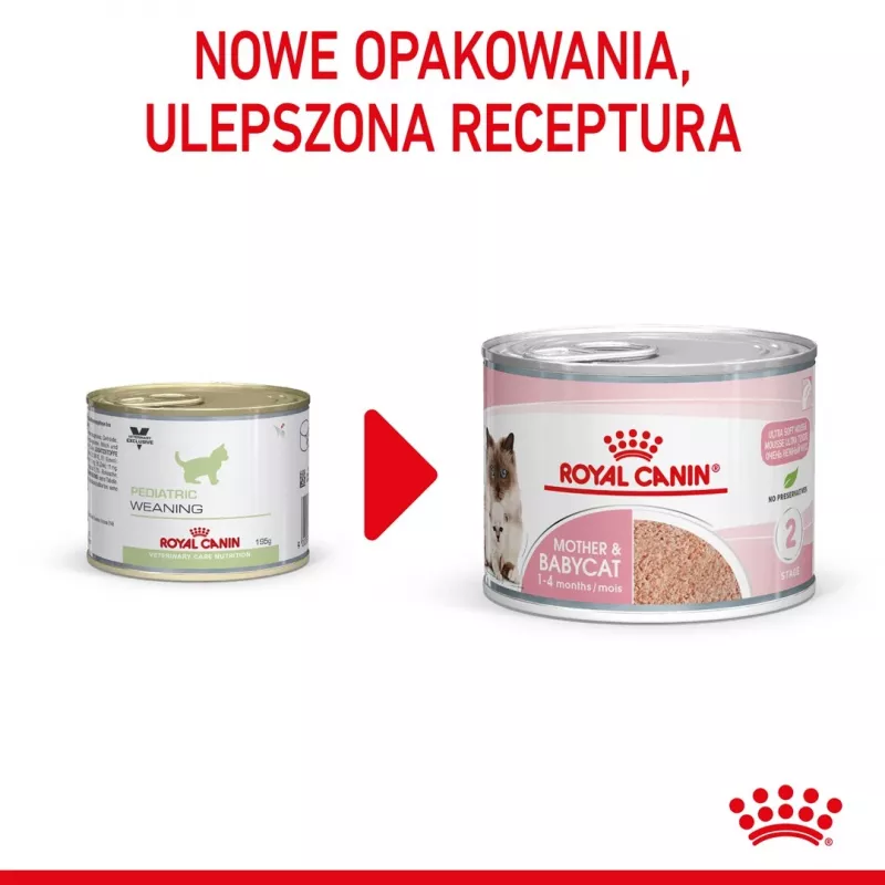 Royal Canin BABYCAT INSTINCTIVE - Slapjā kaķu barība - 195 g