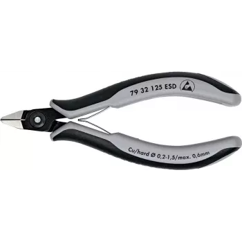 Knipex 125mm precīzijas sānu griezēji ESD