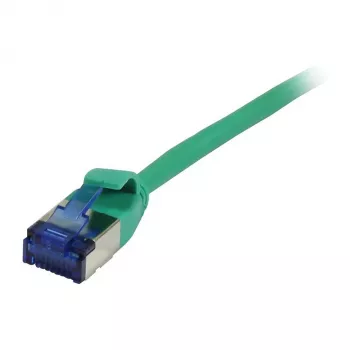 Synergy 21 savienojuma kabelis RJ45, CAT6A 500MHz, 0,25m, Zaļš, U/FTP, plāns apaļš d=3,8mm, TPE(Superflex), AWG32