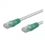 wentronic krosētais kabelis - RJ-45 (T) uz RJ-45 (T) - 5,0m - UTP - CAT 6 - Pelēks (68478)