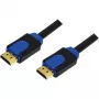 HDMI kabelis LogiLink CHB1103 3m A tipa standarta melns/zils