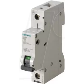 Siemens 5SL6116-6 Automātiskais slēdzis 16A 1P C raksturlīkne