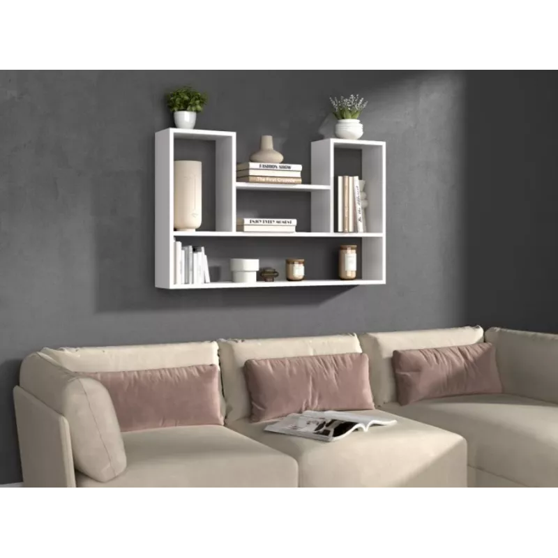 BILBAO 4P hanging rack 100x16x60 cm, Balts