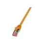 Tīkla kabelis LogiLink 1,5m Cat.6 RJ-45 S/FTP Oranžs