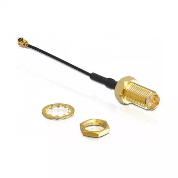 Antenas kabelis WLAN DeLOCK 88409 0,05m Melns