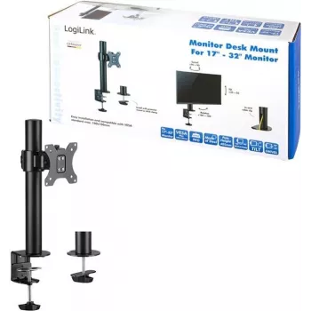 LogiLink Montāžas komplekts LCD displejam, tērauds, melns, 43.2-81.3 cm (17-32 inch)