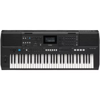 Taustiņinstrumentu Yamaha PSR-E483 — 61 taustiņu portatīvais aranžētājs ar pieskāriena jutību un USB-MIDI