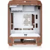 Thermaltake The Tower 600 CA-1Z1-00MUWN-00 Midi Tower ATX datora korpuss, rūdīts stikls, 2 x 140 mm ventilatori, 3,5/2,5 collu diskiem, Mocha Mousse