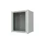 19 collu 12U sienas stiprinājuma statīvs Pro 600 x 450 x 645mm - Balts