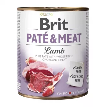 Brit Paté & Meat ar jēru 800 g – slapjā barība pieaugušiem suņiem