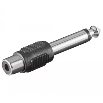 MicroConnect AUDANG dzimumu pārveidotājs 6.3mm RCA Melns