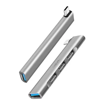 LogiLink USB 3.2 Gen1 Hub 4-portu USB-C 1x USB 3.0 AF 3x USB 2.0 AF UA0437