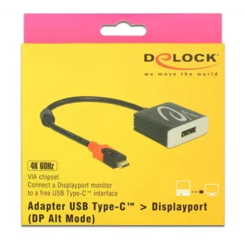 USB-C uz HDMI grafiskais adapteris DeLOCK 62999