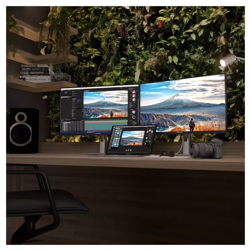JAPANNEXT JN-IPS275K-HSPC9 27 collu 5K IPS monitors – HDMI/DP, USB hubs, iebūvēti skaļruņi