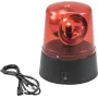 EUROLITE 50603662 LED mini policijas gaisma sarkana — USB uzlādējama, ar akumulatoru darbināma kompakta brīdinājuma lampa