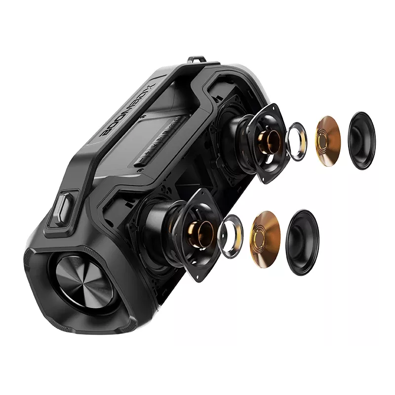 Pārnēsājams skaļrunis TRACER BigBoy TWS Bluetooth 40W RMS, Bluetooth 5.3, 12h akumulators, Melns