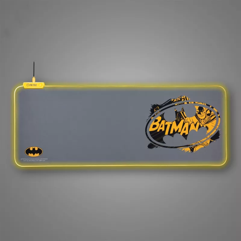 FR-TEC BATPCMPAD Gaming Pele Paliktnis Melns - Pelēks - Dzeltens (BATPCMPAD)