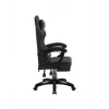 Spēļu krēsls huzaro Force 3.7 Carbon Black — ergonomisks, regulējams augstums 107.5–116.5 cm, 5 riteņi, jostas un kakla spilveni