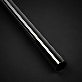 Bitspower None Chamfer Brass 14mm AD caurule, 500mm, Melns spīdums