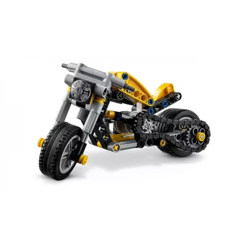 LEGO TECHNIC 42225 Dzeltenais Motocikls