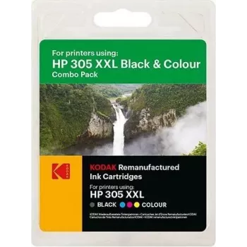 185H030587 KODAK HP DJ2300 Tinte (2) 700S. Melna + 310S. Krāsu XXL (185H030587)