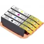 Renkforce tintu komplekts Canon CLI-581 BKCMY (2103C004) saderīgs melns, ciāns, fuksīns, dzeltens RF-I-C-CLI581BKCMY4PK RF-5718880 (RF-5718880)