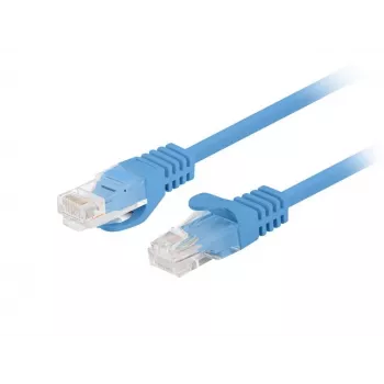 LANBERG tīkla kabelis U/UTP Cat5e PCU6-10CC-0200-B, 2 m, zils, U/UTP, CCA vadītāji, 26 AWG