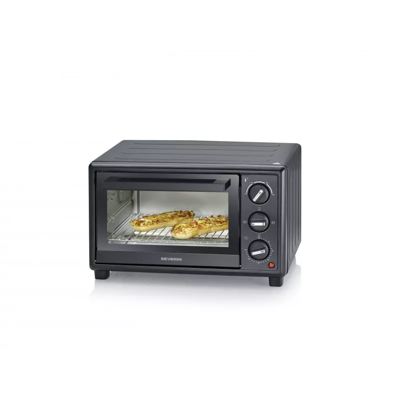 Elektriskais mini krāsns SEVERIN TO 2078 — 20 L, 1600 W, melna