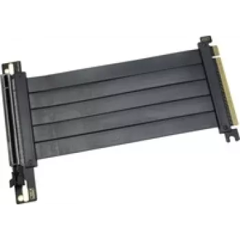 PCI-E x16 4.0 pagarinātāja kabelis Inter-Tech RC-02 0,2 m melns vīriešu/sieviešu