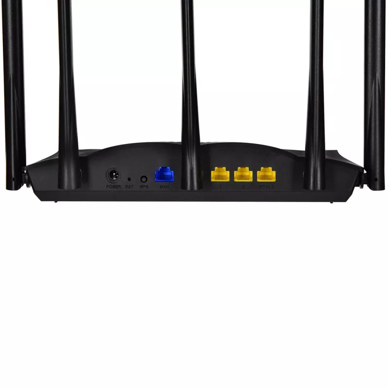 Tenda TX12 PRO bezvadu maršrutētājs Fast Ethernet Divu joslu (2.4 GHz / 5 GHz) Melns